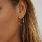 Medium Hoops - Naut & Chain