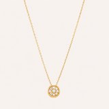 Cove Diamond Circle Necklace