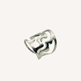 Shoreline Cuff Ring - Naut & Chain