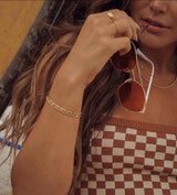 Pyramid Ring - Naut & Chain