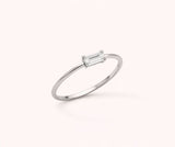 Baguette Ring - Naut & Chain
