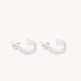Sama Sama Hoop Earrings - Naut & Chain
