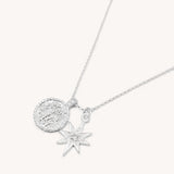 Sinar Charm Necklace - Naut & Chain