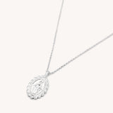 St. Christopher Medali Necklace - Naut & Chain