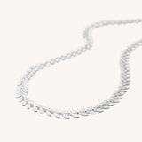Lovina Leaf Necklace - Naut & Chain