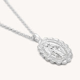St. Christopher Medali Necklace - Naut & Chain