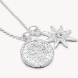 Sinar Charm Necklace - Naut & Chain