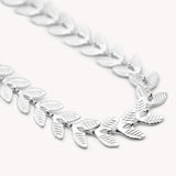Lovina Leaf Necklace - Naut & Chain