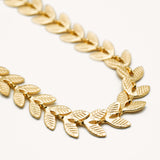 Lovina Leaf Necklace - Naut & Chain