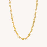 Lovina Leaf Necklace - Naut & Chain