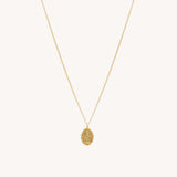 St. Christopher Medali Necklace - Naut & Chain