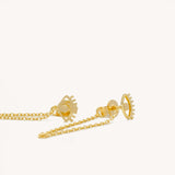 Babakan Evil Eye Dangle Earring - Naut & Chain