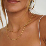 Snake Chain Necklace - Naut & Chain