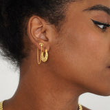 Babakan Evil Eye Dangle Earring - Naut & Chain