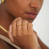 Negative Space Ring - Naut & Chain