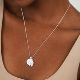 Sinar Charm Necklace - Naut & Chain