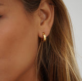 Sama Sama Hoop Earrings - Naut & Chain