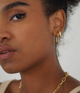 Sama Sama Hoop Earrings - Naut & Chain