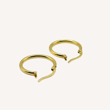 Medium Hoops - Naut & Chain