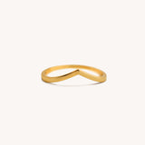 Chevron Ring - Naut & Chain