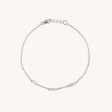Trio Baguette Bracelet - Naut & Chain