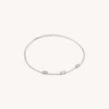 Trio Baguette Bracelet - Naut & Chain