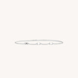 Trio Baguette Bracelet - Naut & Chain