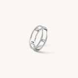 Negative Space Ring - Naut & Chain