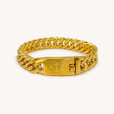 Signature Curb Chain Logo Bracelet - Naut & Chain