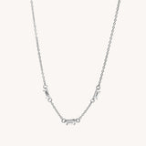Trio Baguette Necklace - Naut & Chain