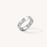 Positive Space Ring - Naut & Chain