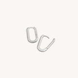 Linq Hoop Sapphire Earrings - Naut & Chain