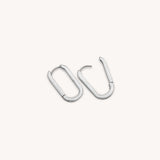 Linq Hoop Earrings - Naut & Chain