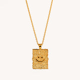 Smiles Tag Necklace - Naut & Chain