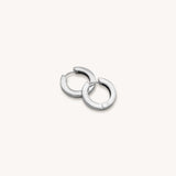 Maya Huggie Hoop Earrings - Naut & Chain
