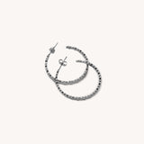 Sea Pebble Hoop Earrings - Naut & Chain
