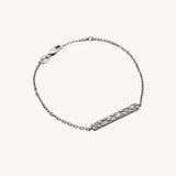 Sea Pebble Bar Bracelet - Naut & Chain