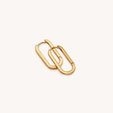 Linq Hoop Earrings - Naut & Chain