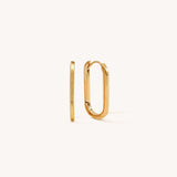 Linq Hoop Earrings - Naut & Chain