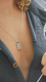 "For The Planet" Tag Necklace