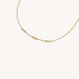 Trio Baguette Necklace - Naut & Chain