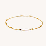Beaded Anklet - Naut & Chain