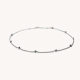 Beaded Anklet - Naut & Chain
