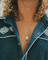 "For The Planet" Tag Necklace - Naut & Chain