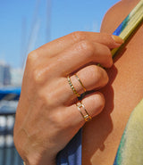 Stacking Ring Band - Naut & Chain