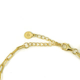 Gold Paperclip Bracelet - Naut & Chain