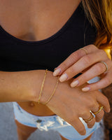 Gold Paperclip Bracelet - Naut & Chain