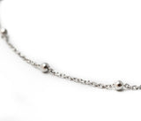 Beaded Anklet - Naut & Chain