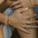 Naut Cuff Bangle - Naut & Chain