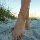 Beaded Anklet - Naut & Chain